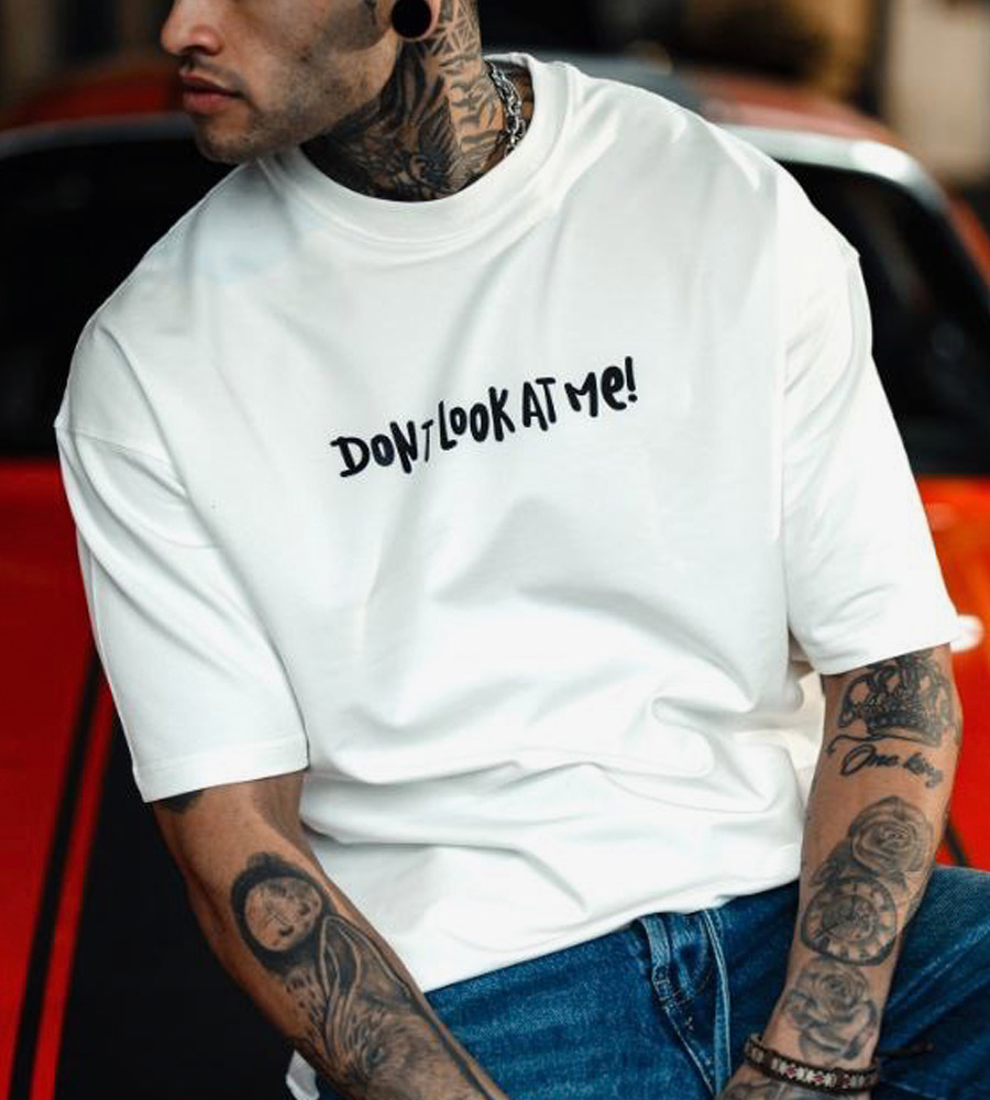 Oversized t-shirt -LOOK- TR27ES