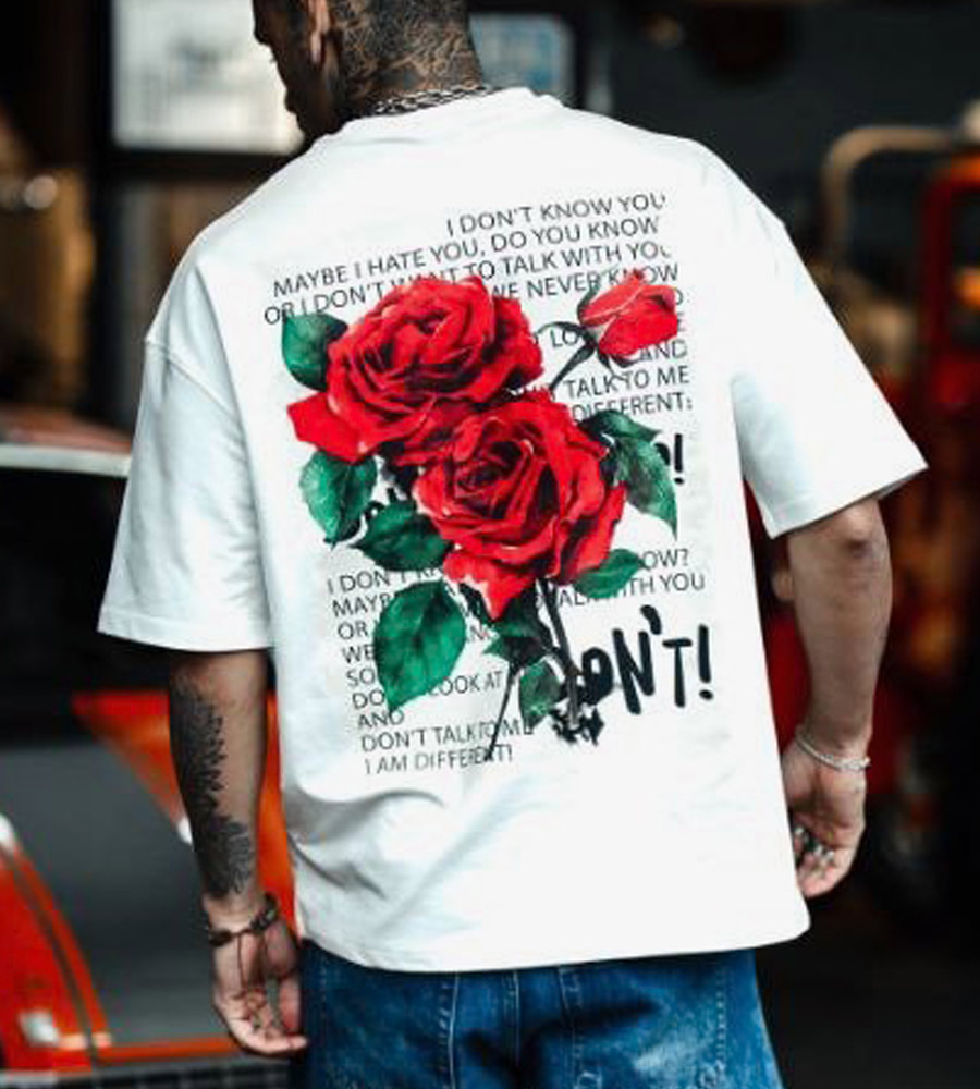 Oversized t-shirt -LOOK- TR27ES