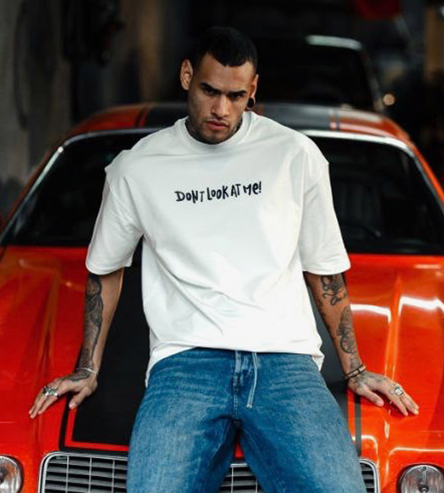 Oversized t-shirt -LOOK- TR27ES
