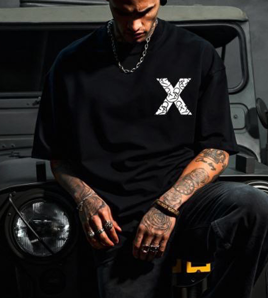 Oversized t-shirt -X- TR46ES