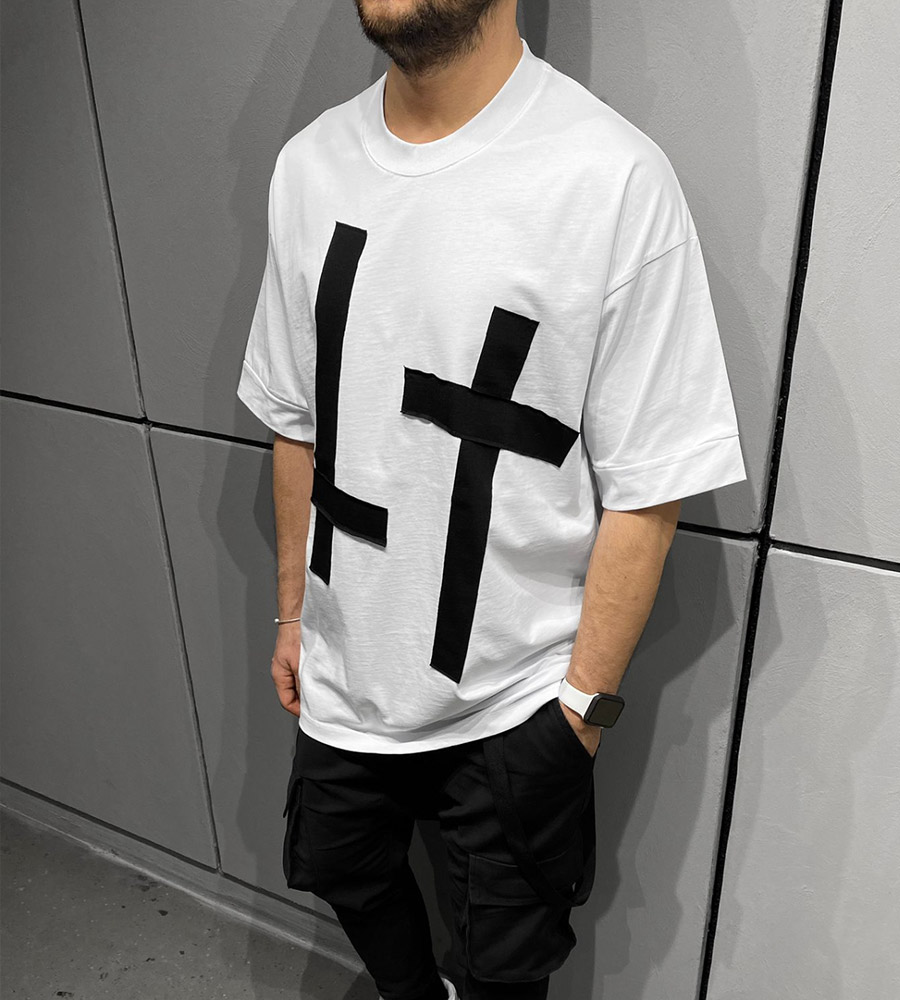 T-Shirt ανδρικό -Cross- TR51399BL