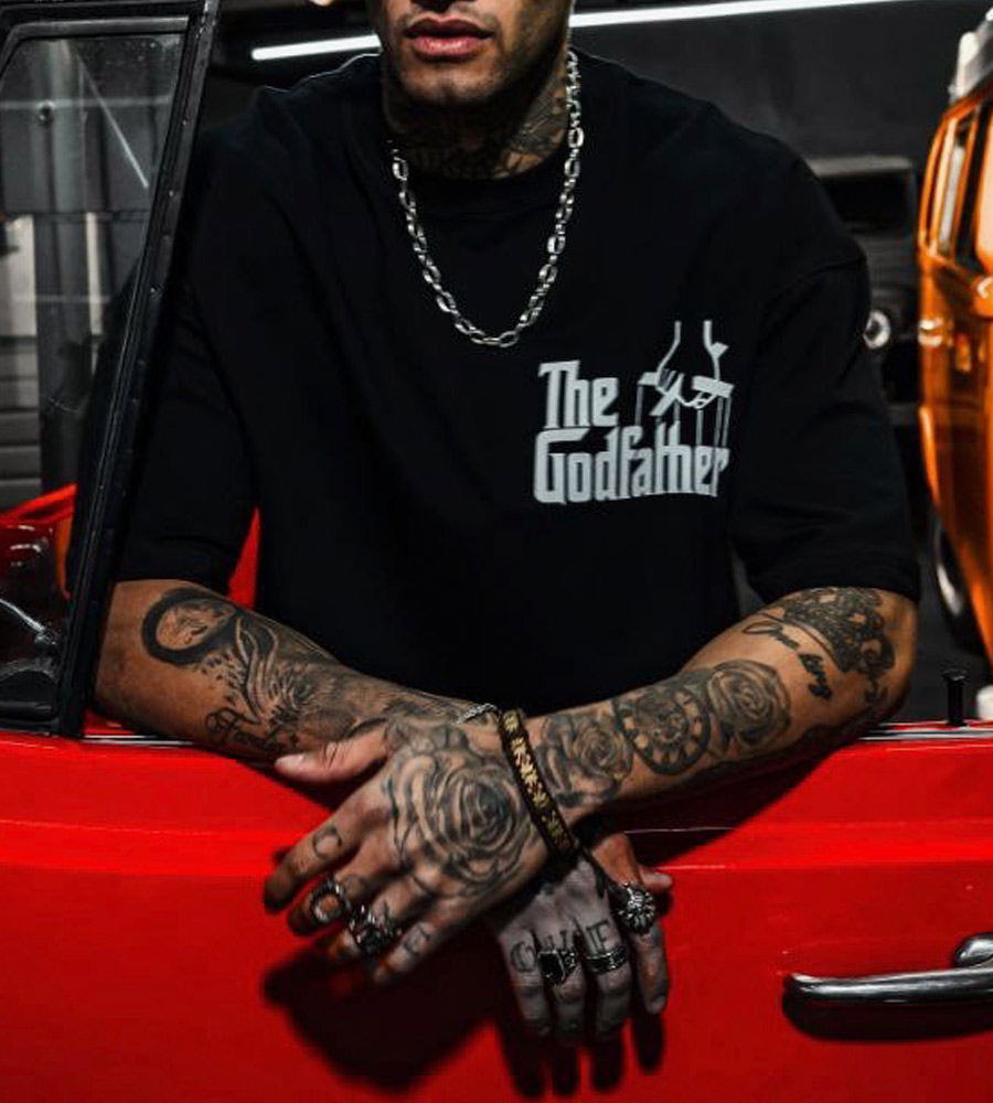 Oversized t-shirt -THE GODFATHER- TR51ES