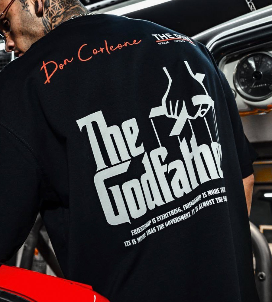 Oversized t-shirt -THE GODFATHER- TR51ES