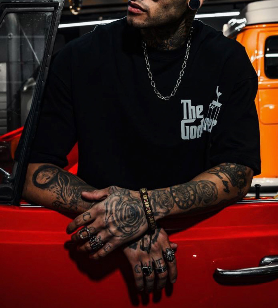 Oversized t-shirt -THE GODFATHER- TR51ES