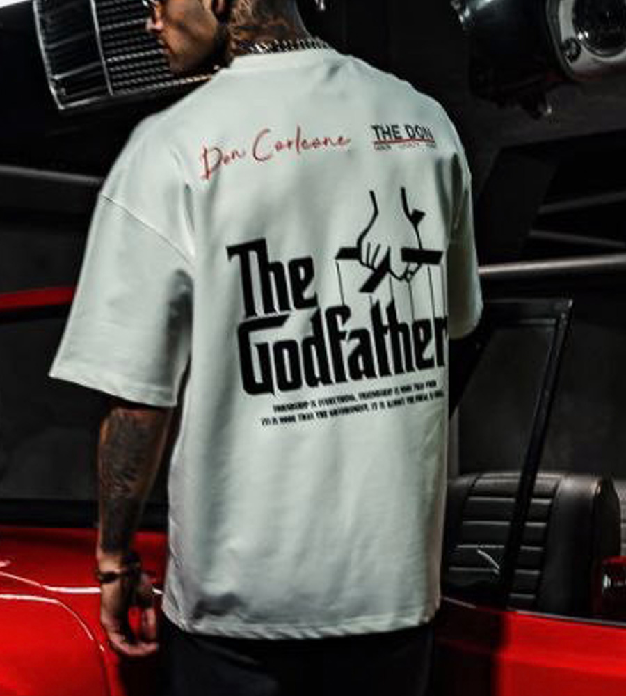 Oversized t-shirt -THE GODFATHER- TR51ES