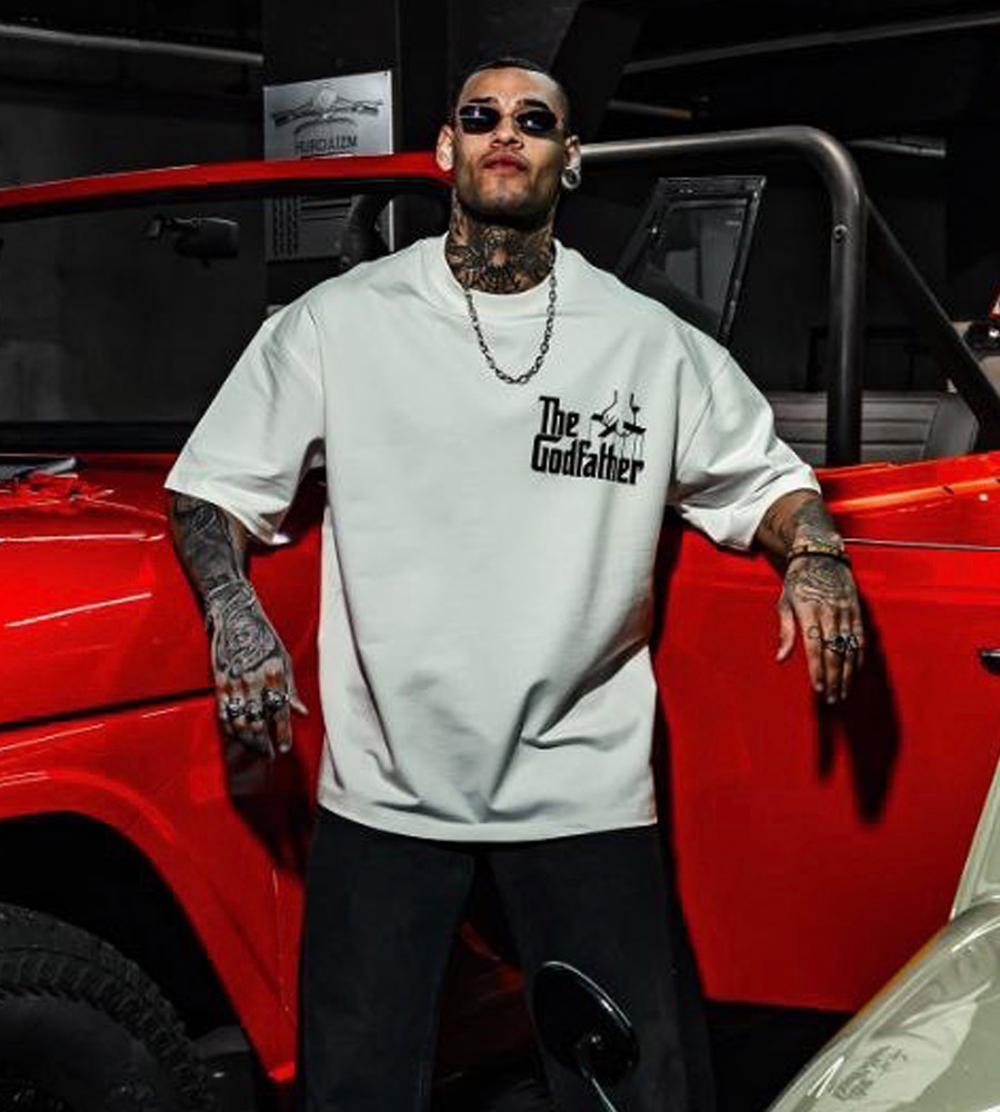 Oversized t-shirt -THE GODFATHER- TR51ES
