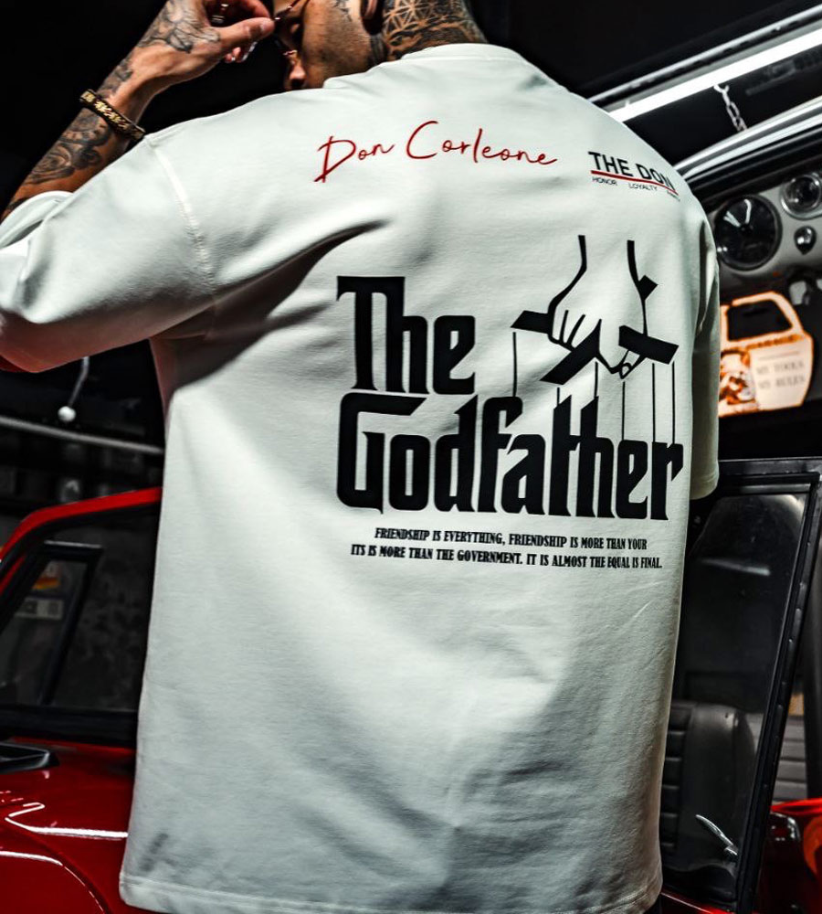 Oversized t-shirt -THE GODFATHER- TR51ES