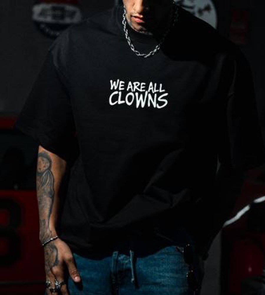 Oversized t-shirt -CLOWNS- TR057ES