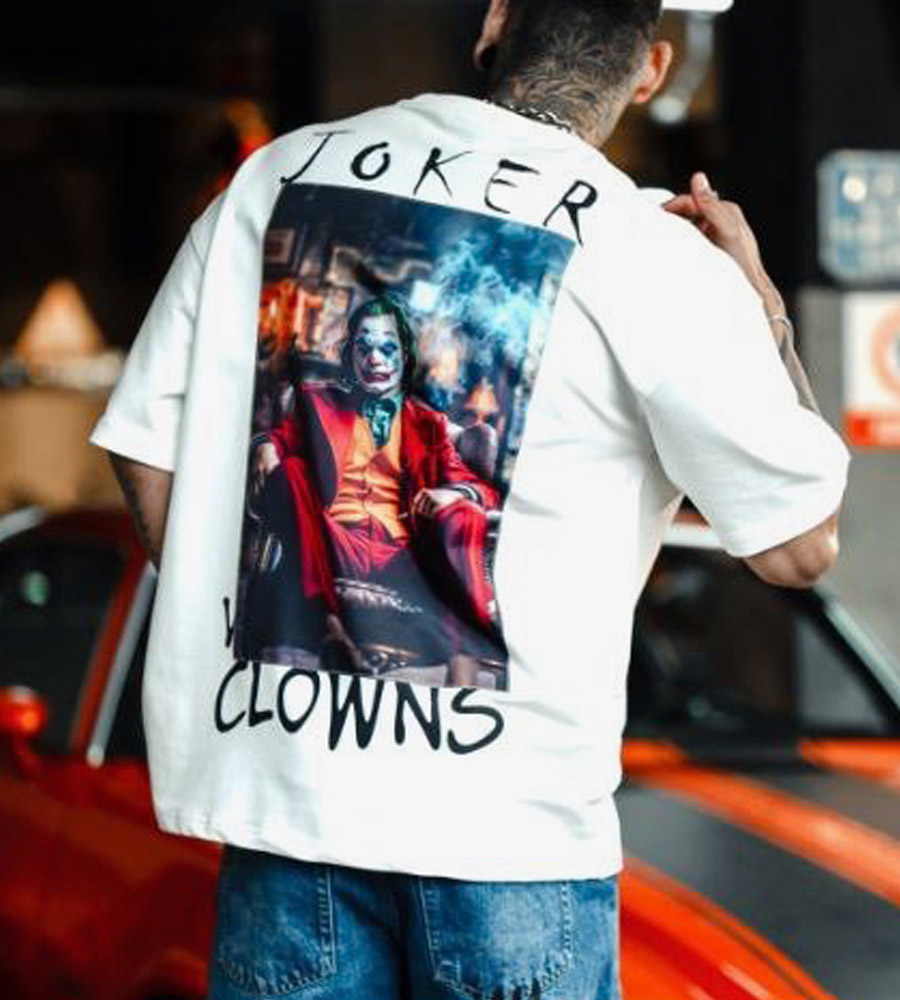 Oversized t-shirt -CLOWNS- TR057ES
