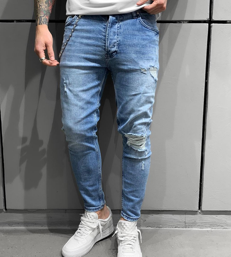 Skinny jean παντελόνι TR6566BL