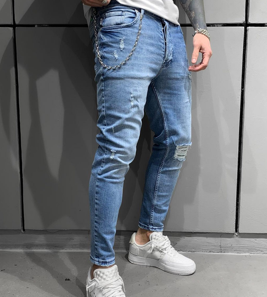 Skinny jean παντελόνι TR6566BL