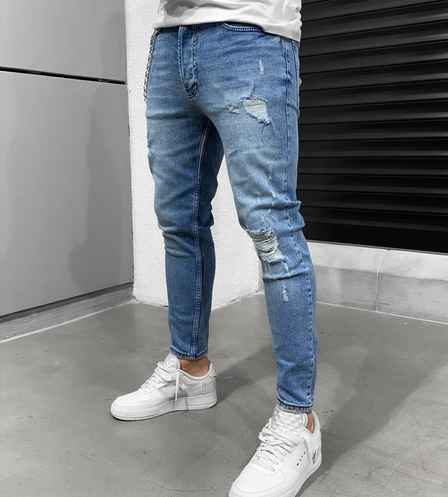 Skinny jean παντελόνι TR6566BL