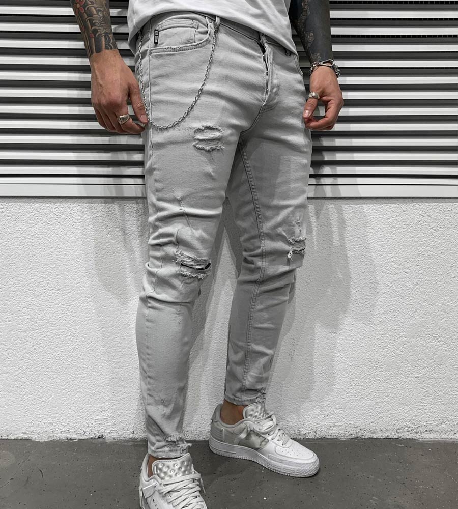 Skinny jean παντελόνι TR6607BL