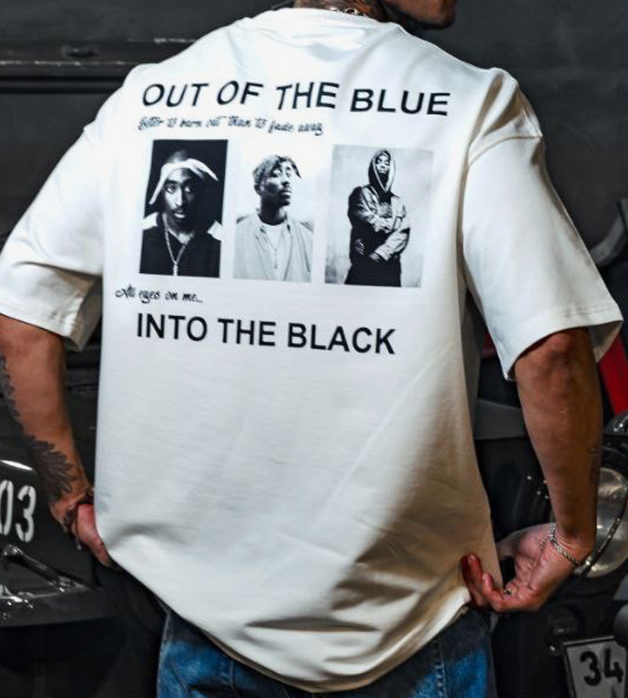 Oversized t-shirt -EYES- TR71ES
