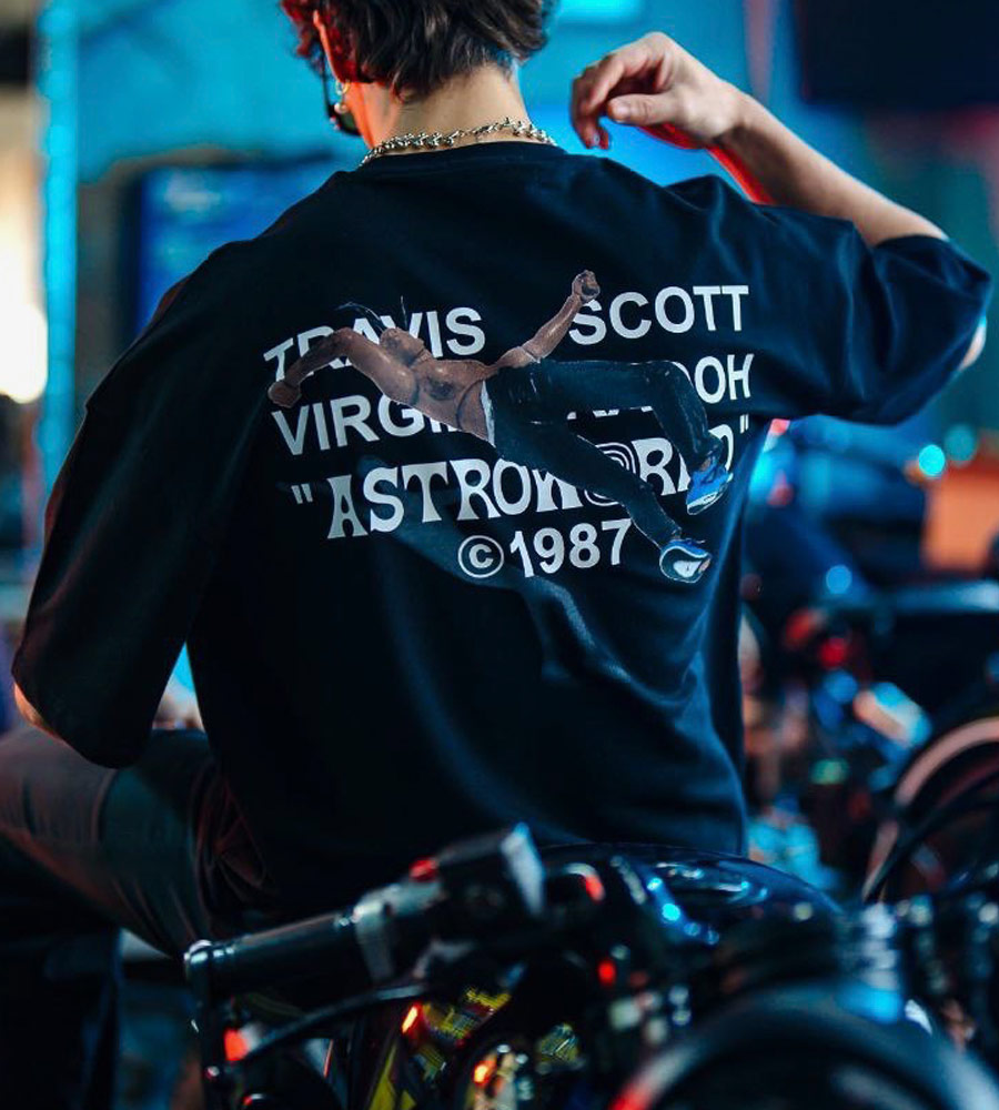 Oversized t-shirt -ASTROWORLD- TR073ES