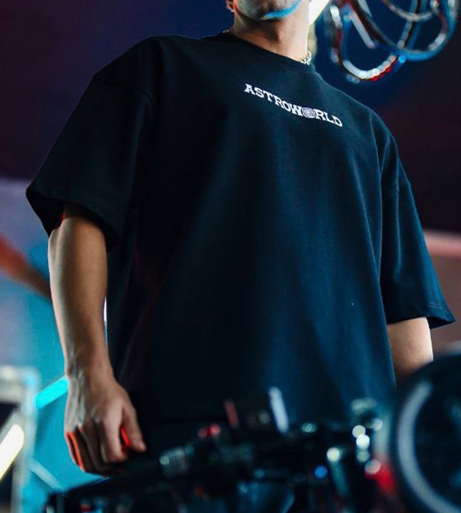Oversized t-shirt -ASTROWORLD- TR073ES