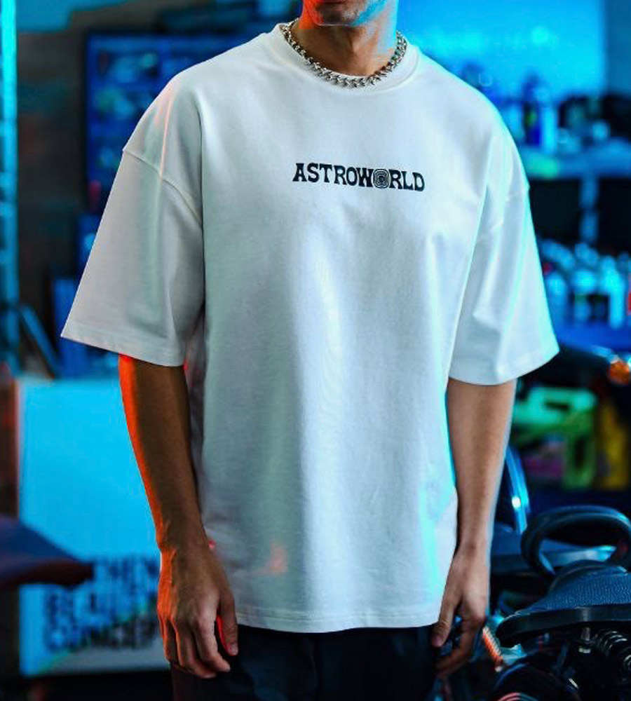 Oversized t-shirt -ASTROWORLD- TR073ES