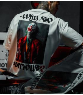 Oversized t-shirt -SERIOUS- TR76ES