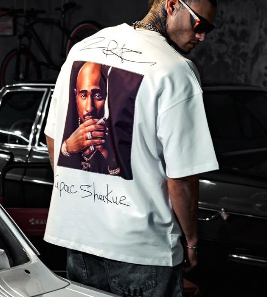 Oversized t-shirt -SHAKUE- TR077ES