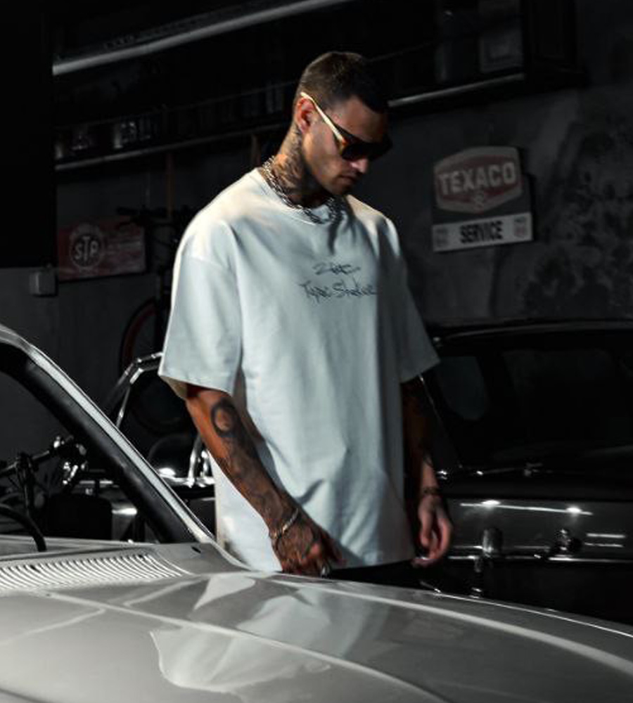Oversized t-shirt -SHAKUE- TR077ES
