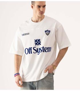 Oversized t-shirt -OFF SYSTEM- TR8243PE
