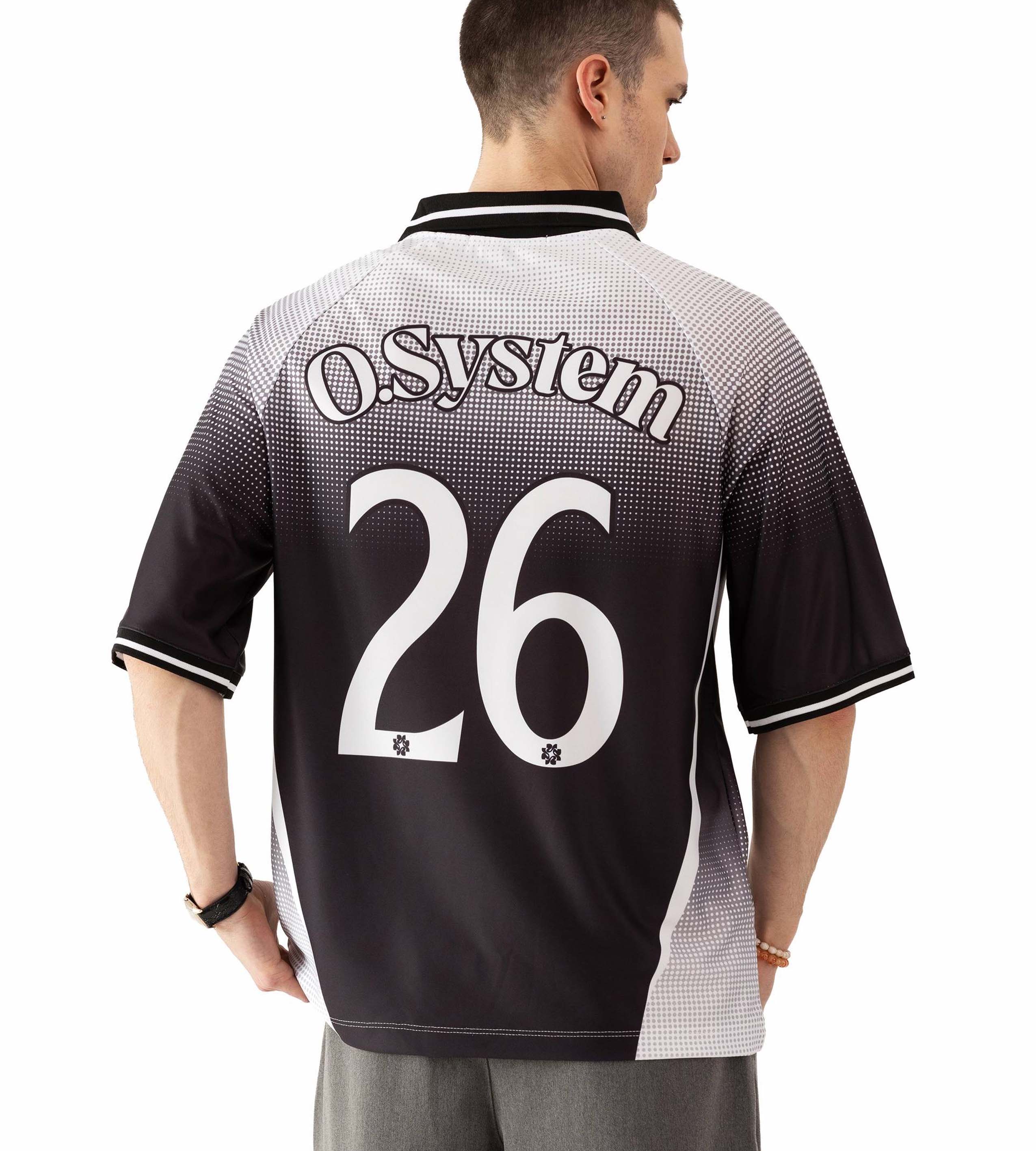 Oversized t-shirt -OFF SYSTEM- TR8894PE