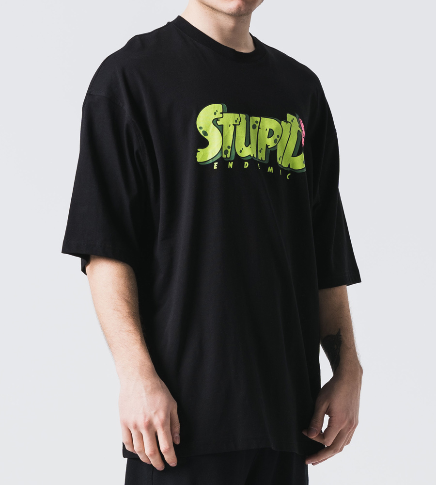 Oversized t-shirt -STUPID- TRM0107