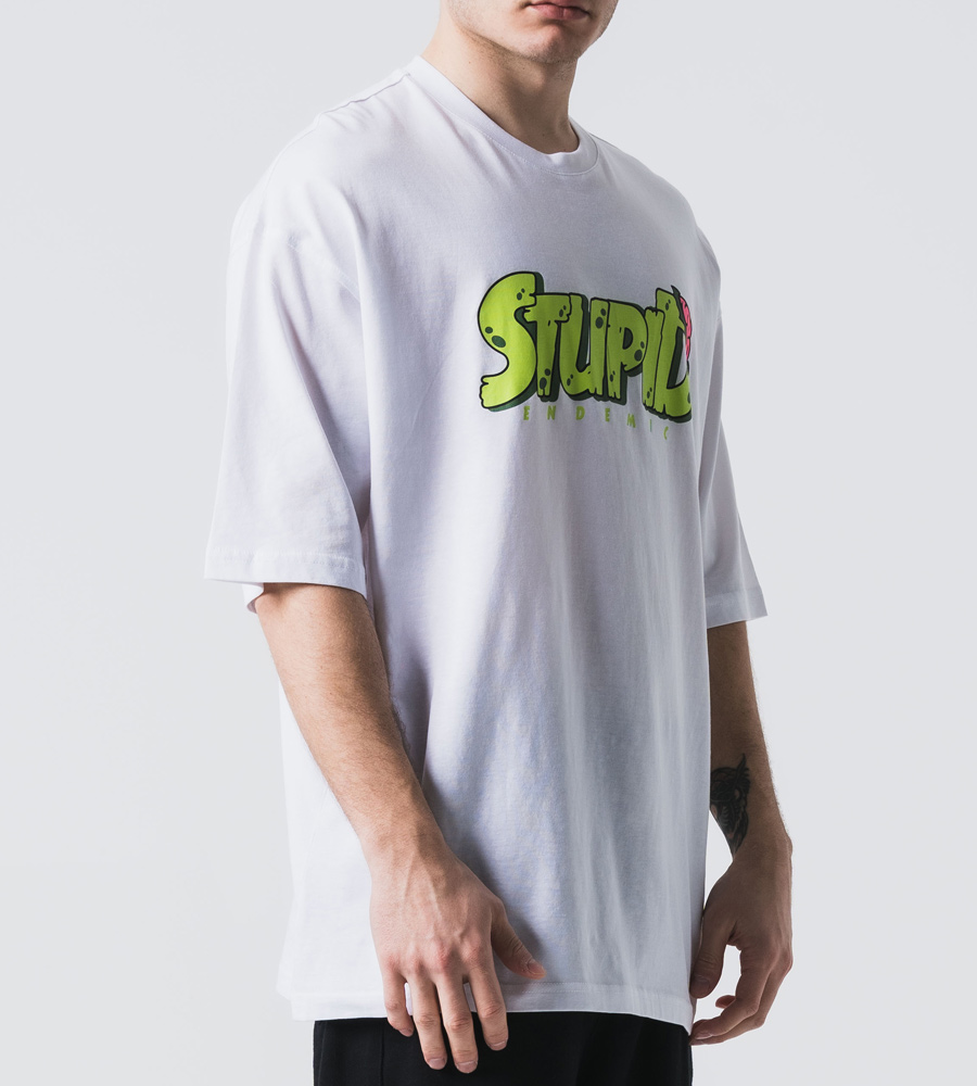 Oversized t-shirt -STUPID- TRM0107