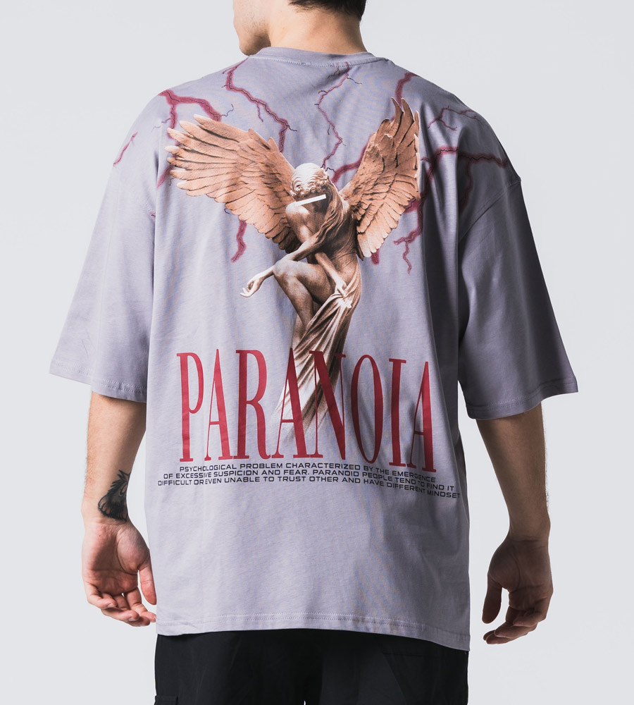 Oversized t-shirt -PARANOIA- TRM0111