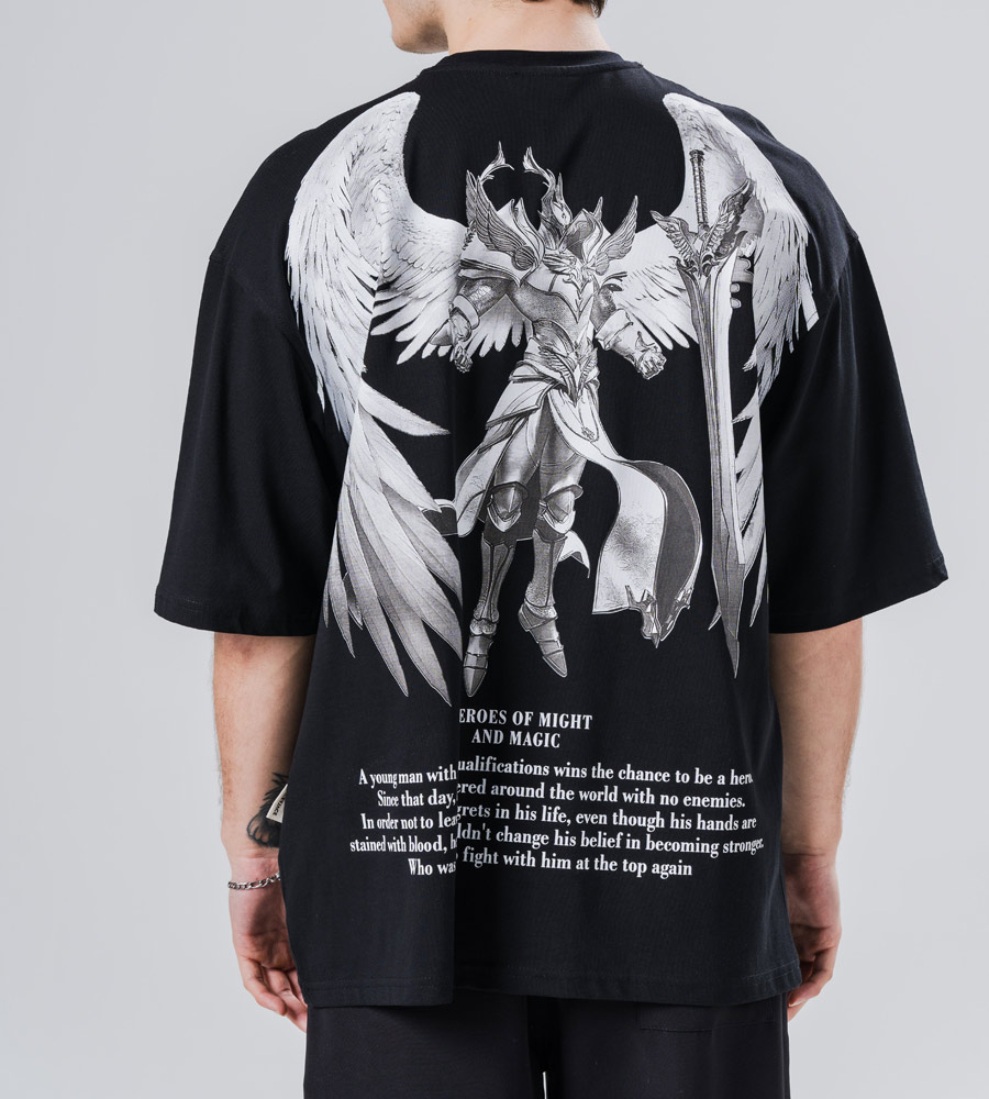 Oversized t-shirt -HEROES- TRM0156