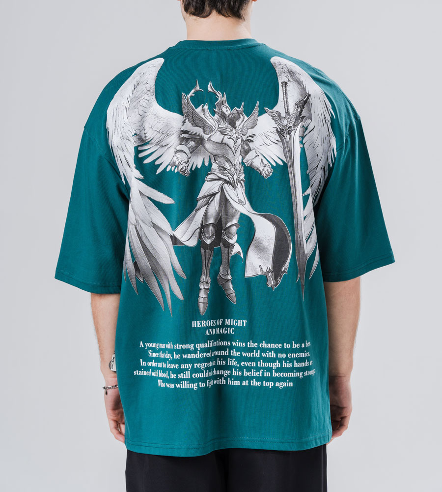 Oversized t-shirt -HEROES- TRM0156