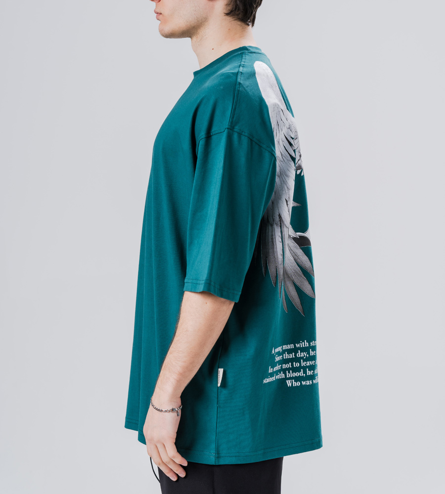 Oversized t-shirt -HEROES- TRM0156