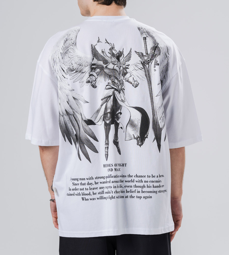 Oversized t-shirt -HEROES- TRM0156