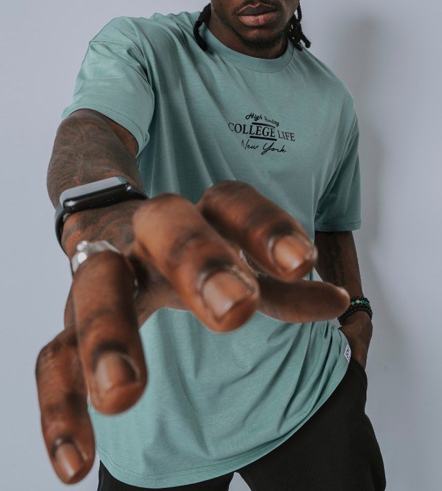 Oversized T-Shirt -COLLEGE- TRM149